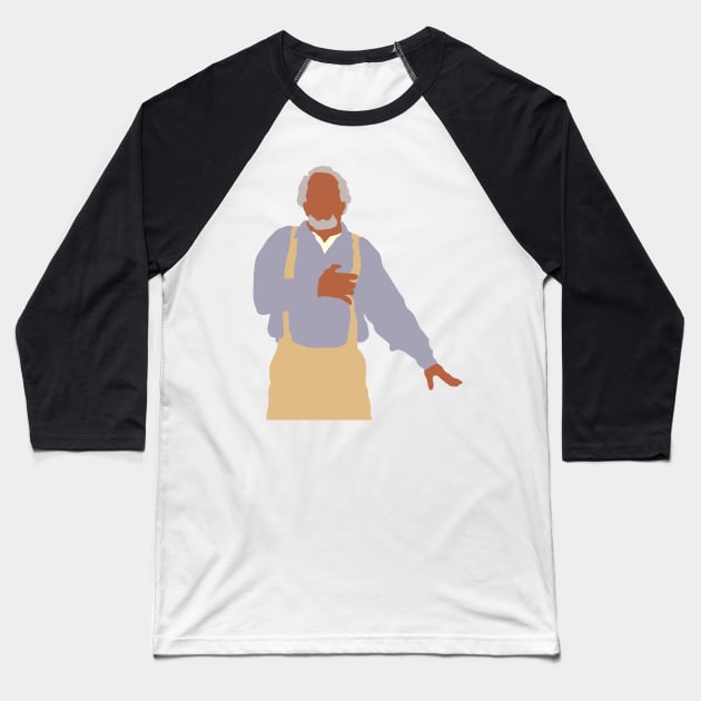 Sanford and Son Baseball T-Shirt by FutureSpaceDesigns